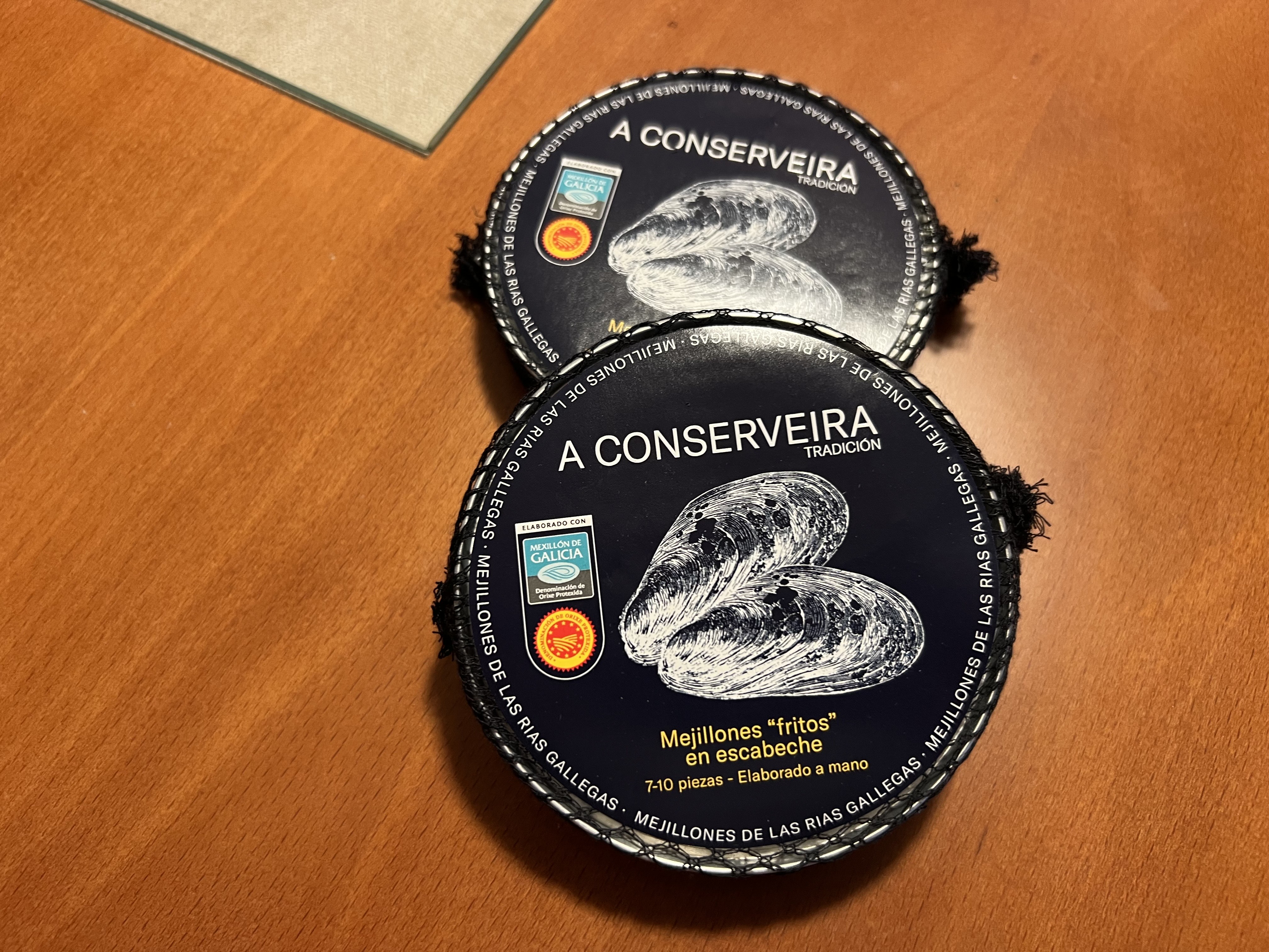 Mejillones fritos en escabeche A Conserveira