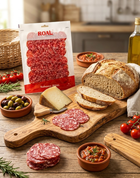 Lonchas de Salchichon iberico Extra ROAL