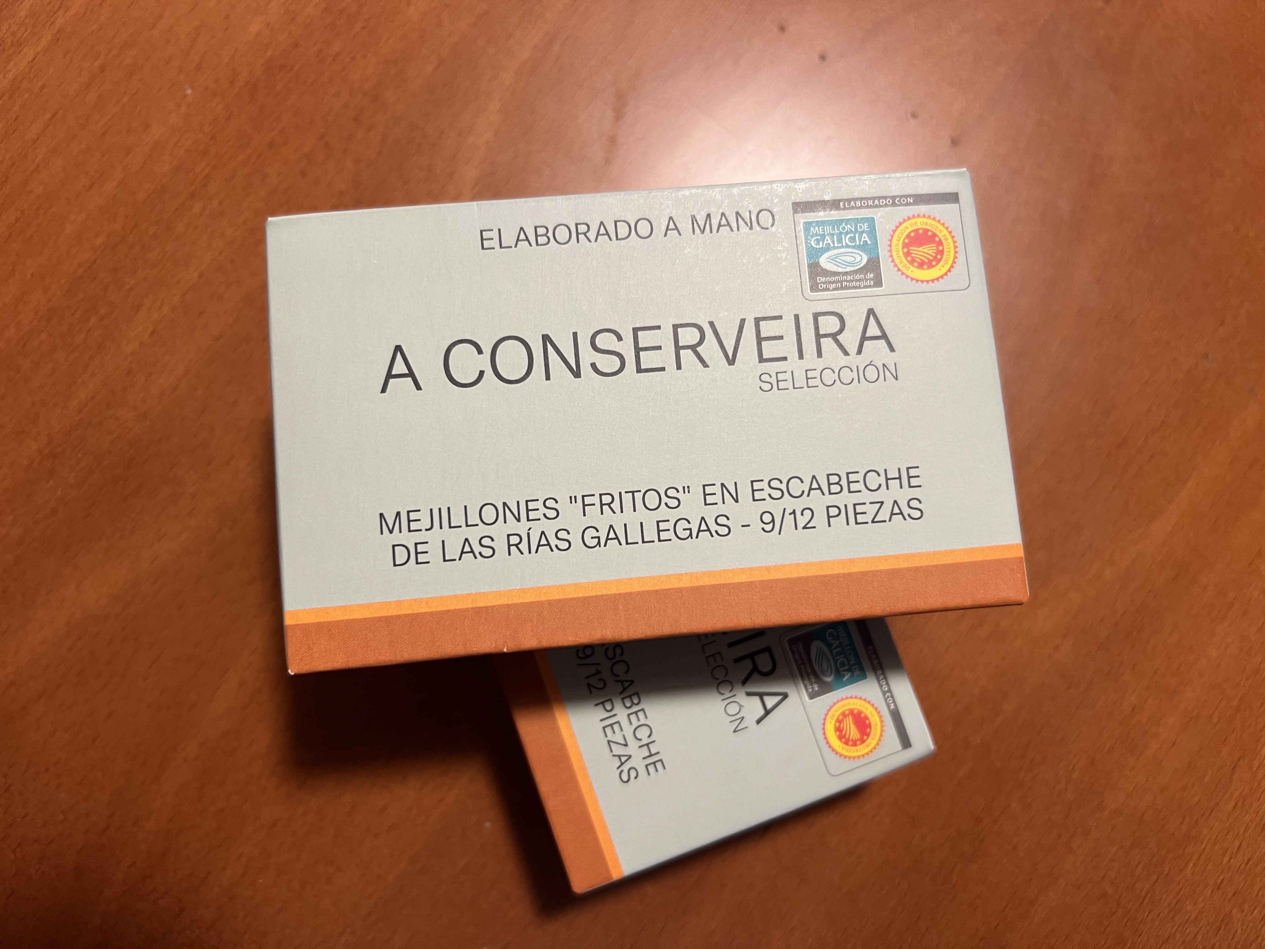 Mejillones 'fritos' en escabeche