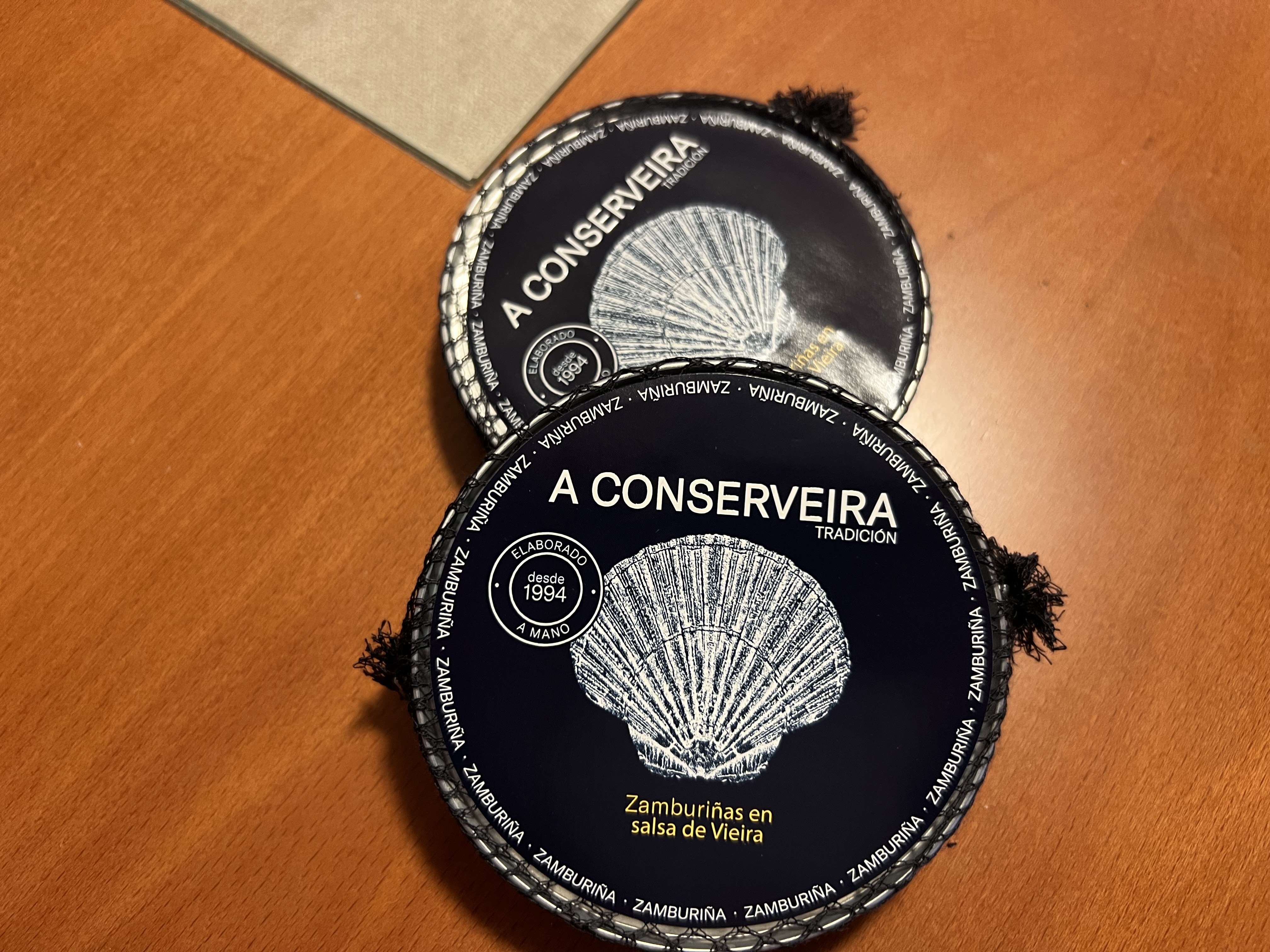 Zamburiñas en salsa de vieira