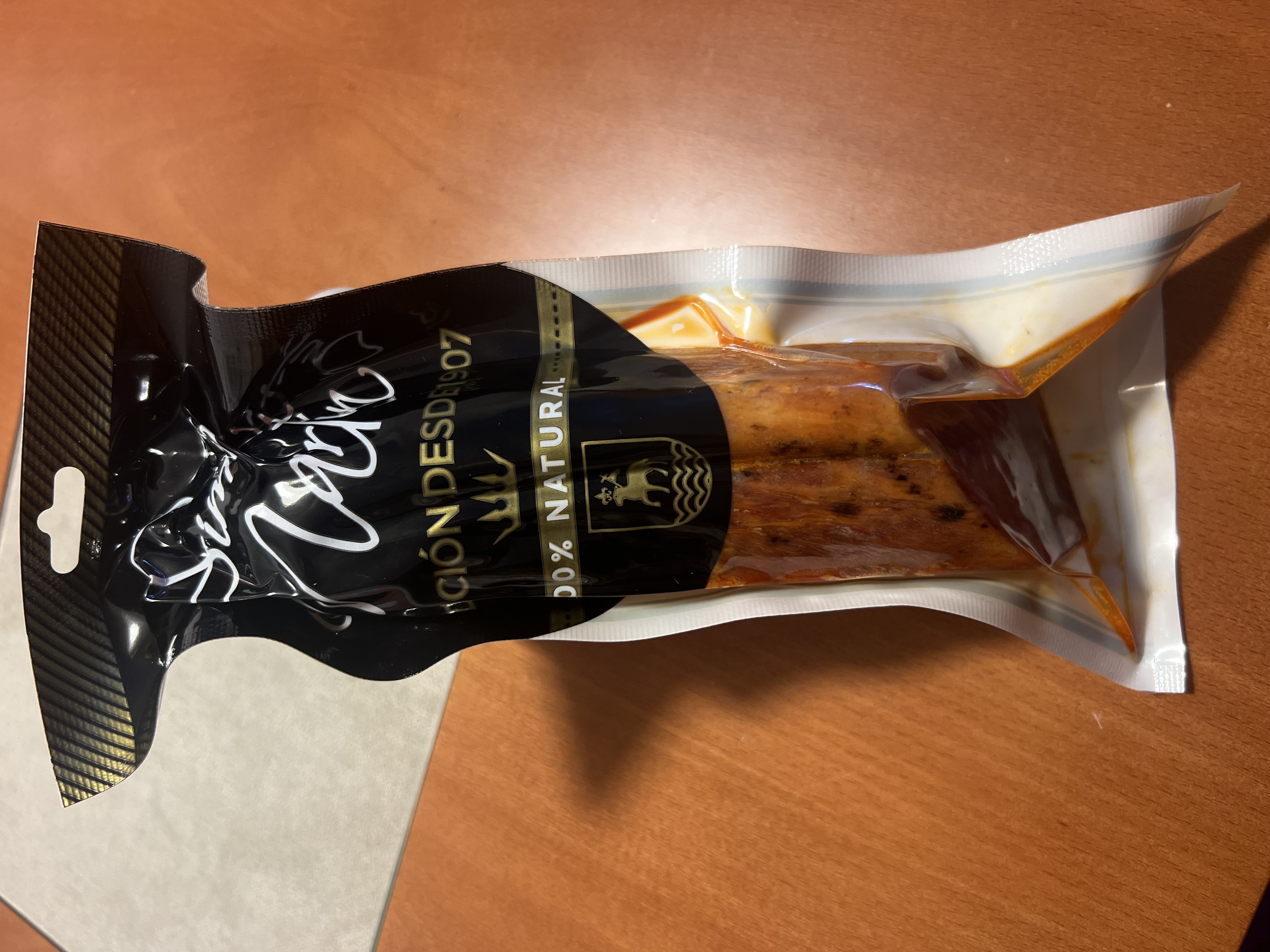 Lomo embuchado 100 por 100 sin conservantes