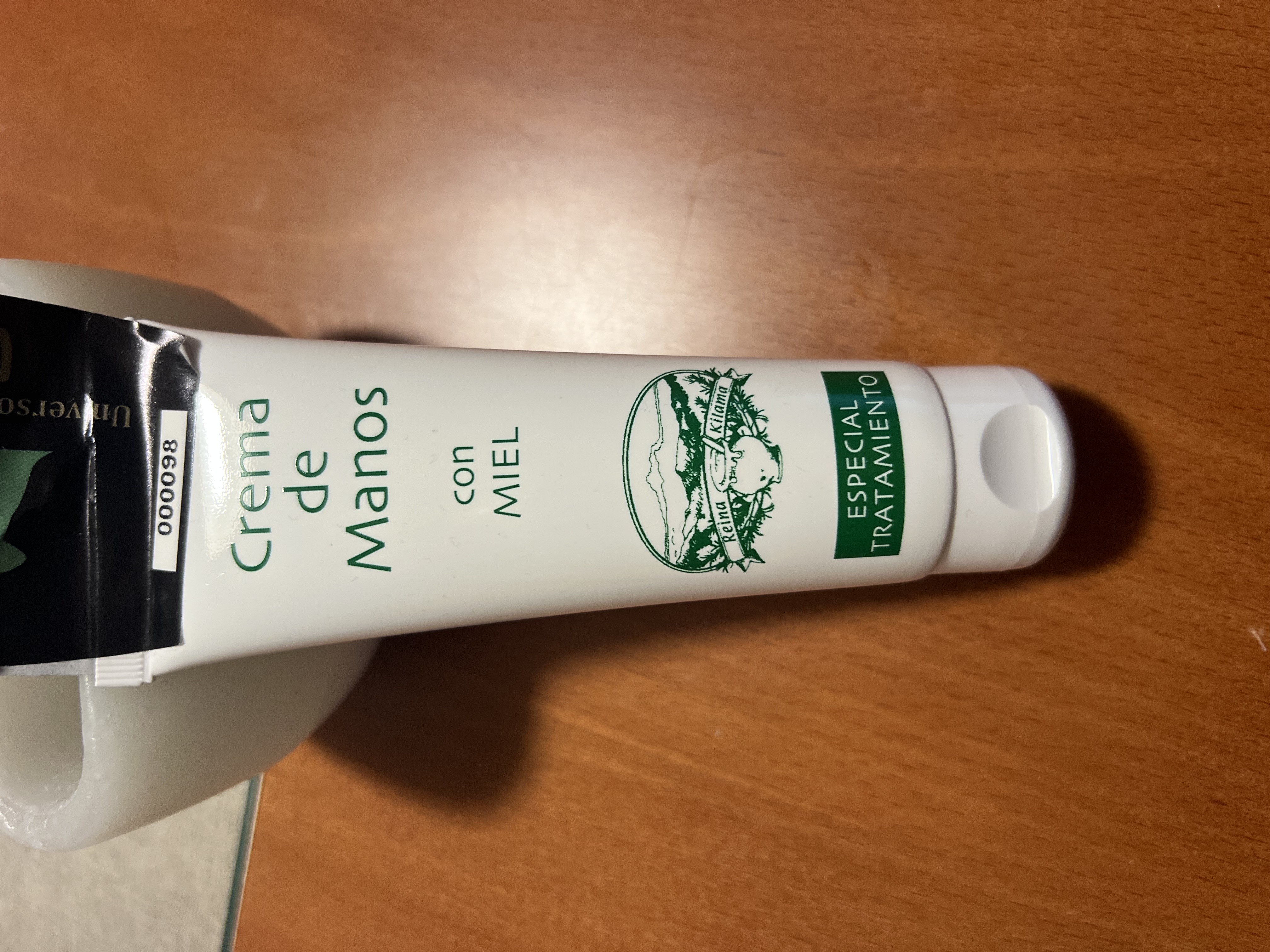 Crema de manos con miel