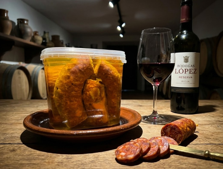 Chorizo en Aceite de Oliva
