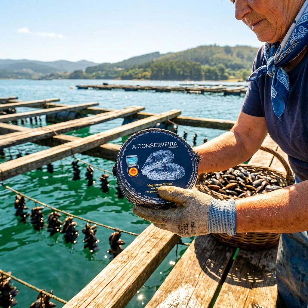 Mejillones en conserva gallegos