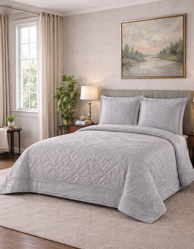 Maria Çift Örtüsü Yatak Örtüsü (240 x 260 cm)