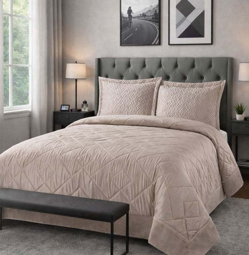 Maria Çift Örtüsü Yatak Örtüsü (240 x 260 cm)