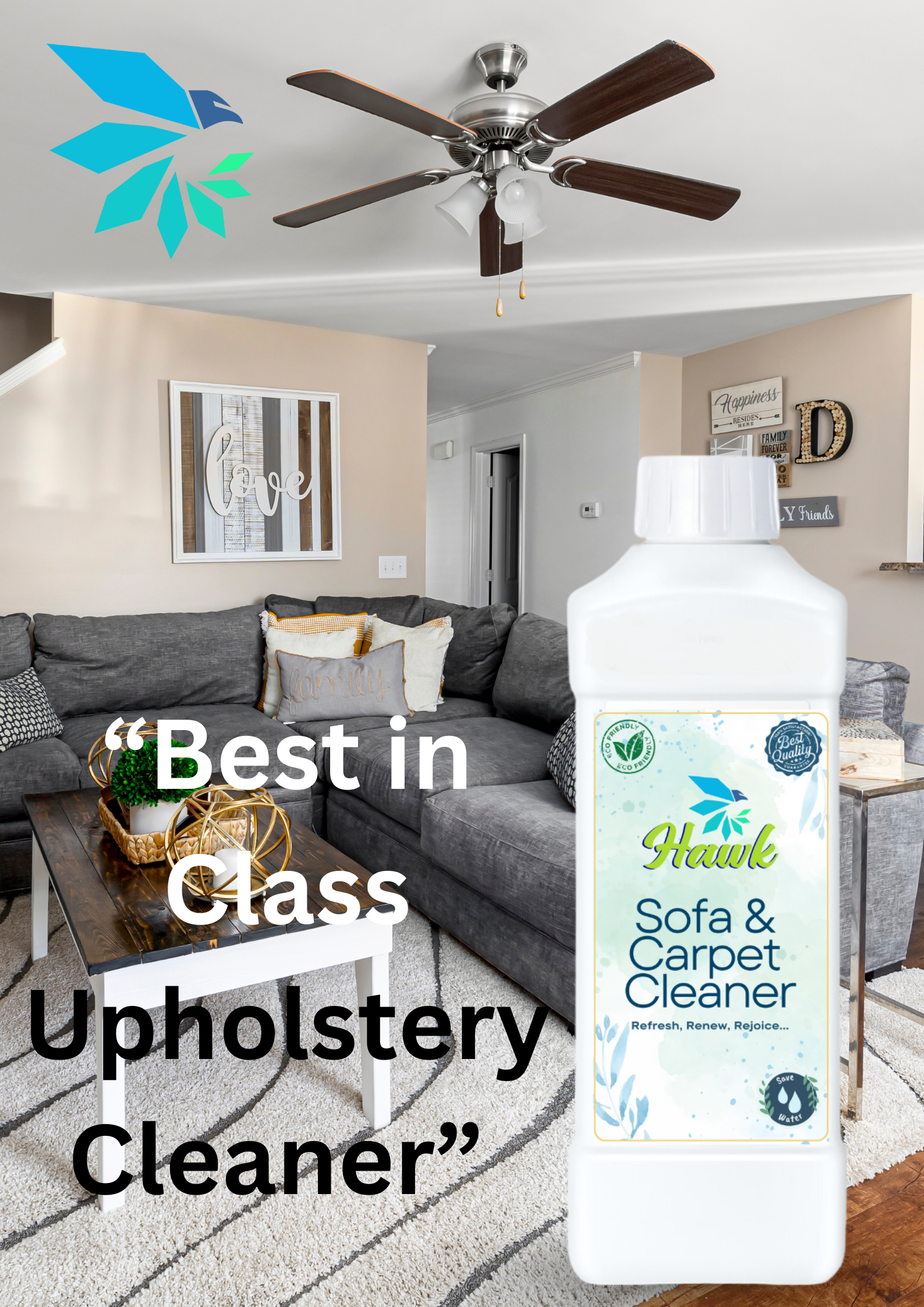 Hawk Sofa & Carpet Cleaner 1kg