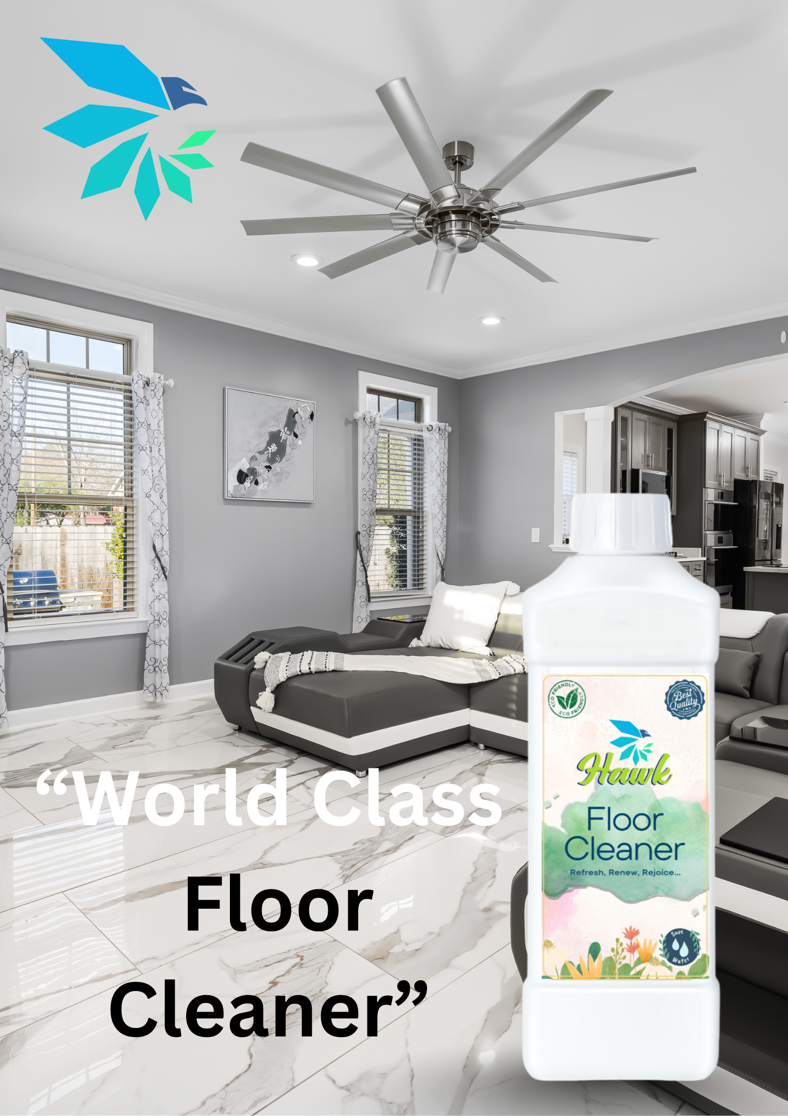 Hawk Floor Cleaner 1kg