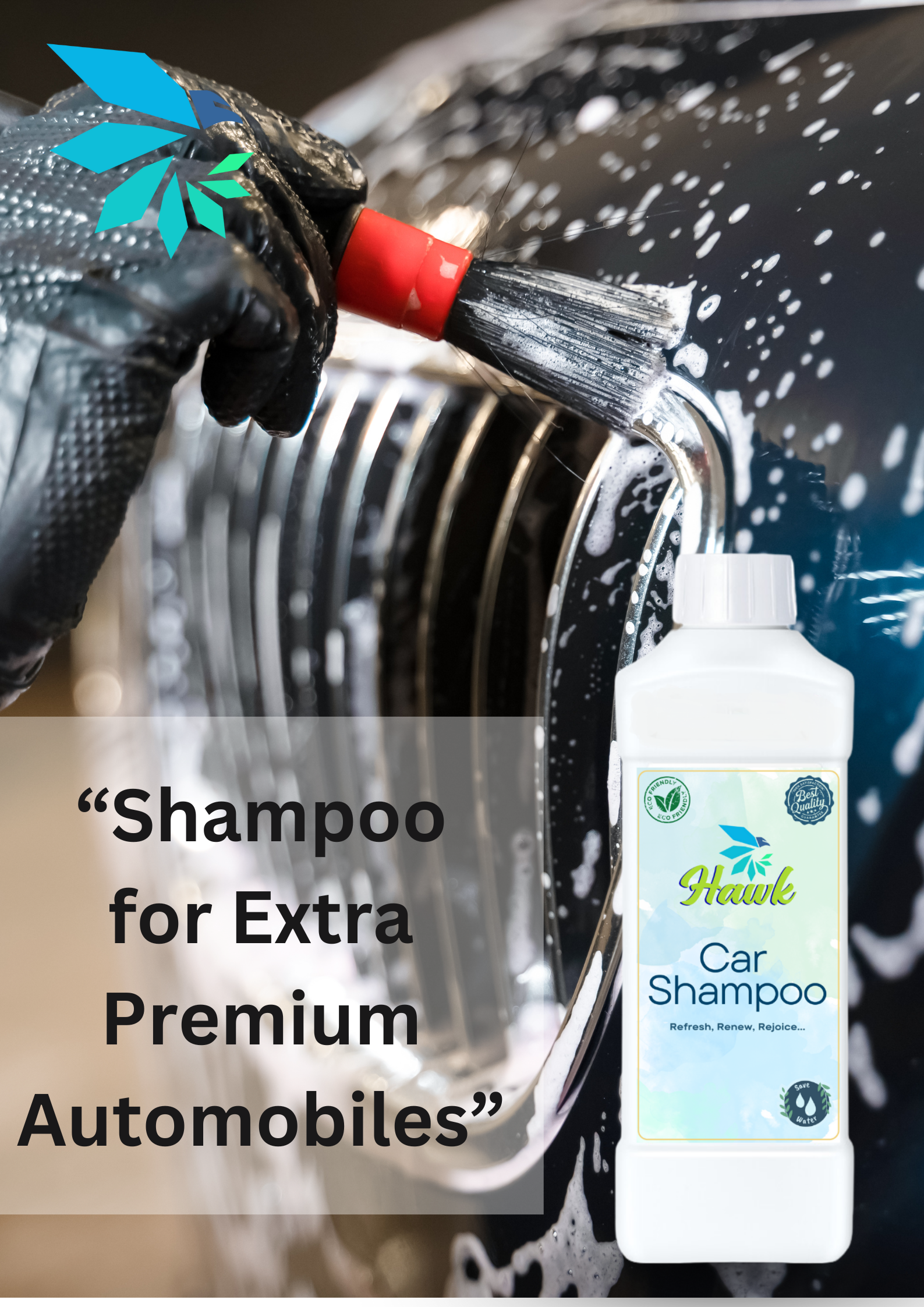 Hawk Car Shampoo 1kg