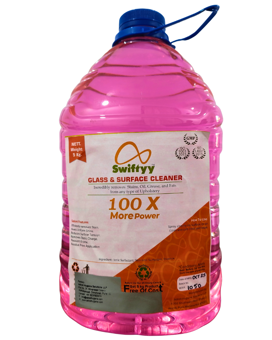 Swifttyy Glass & Surface Cleaner 5kg