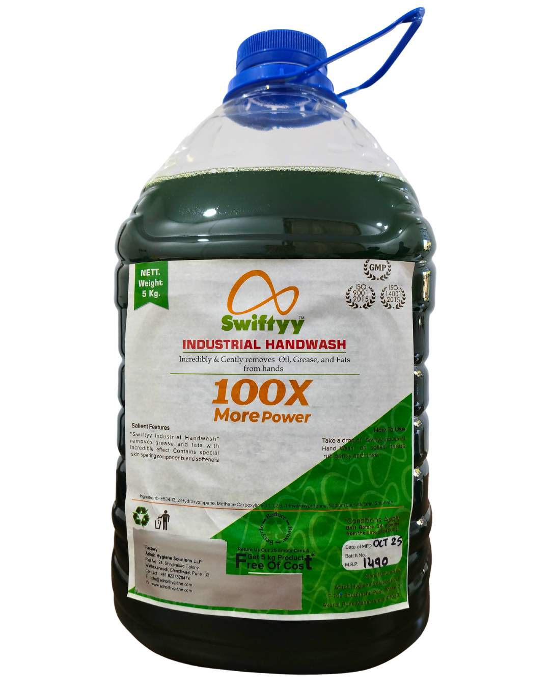 Swiftyy Industrial Handwash 5kg