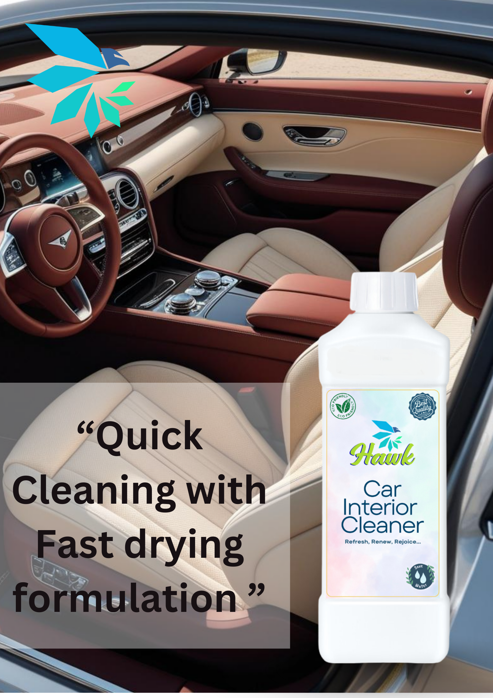 Hawk Car Interior Cleaner 1kg