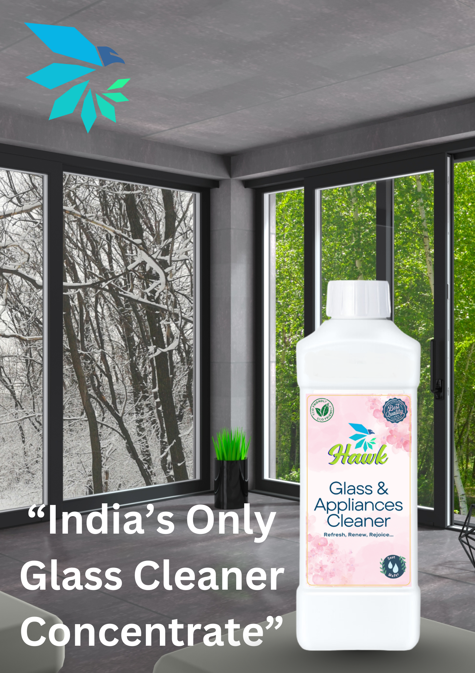 Hawk Glass & Appliances Cleaner 1kg