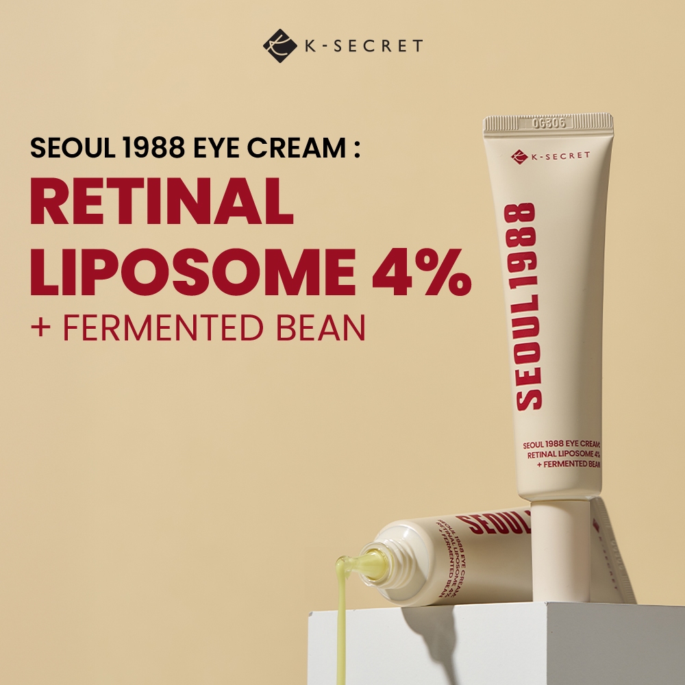 K-SECRET SEOUL 1988 Eye Cream : Retinal Liposome 4% + Fermented Bean