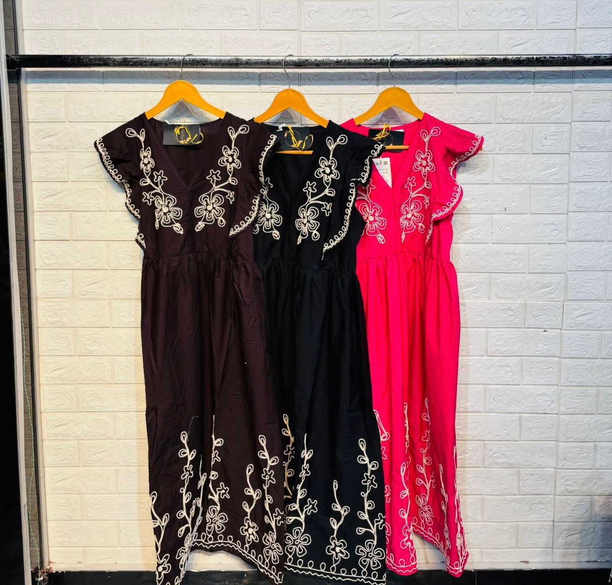 ZARA Embroidered Maxi Dresses