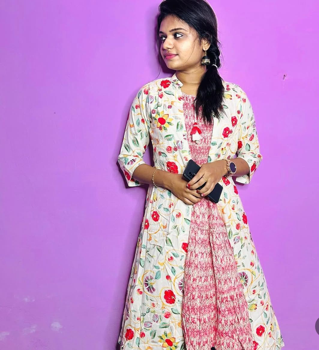 Floral Printed Long Kurti