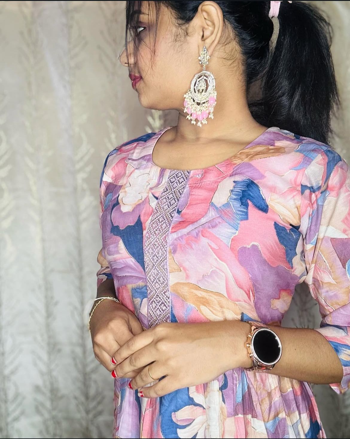 Floral Printed Maxi Dress