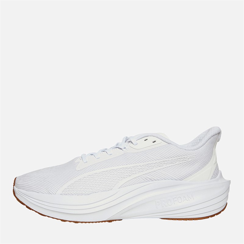 White Puma Running Shoe