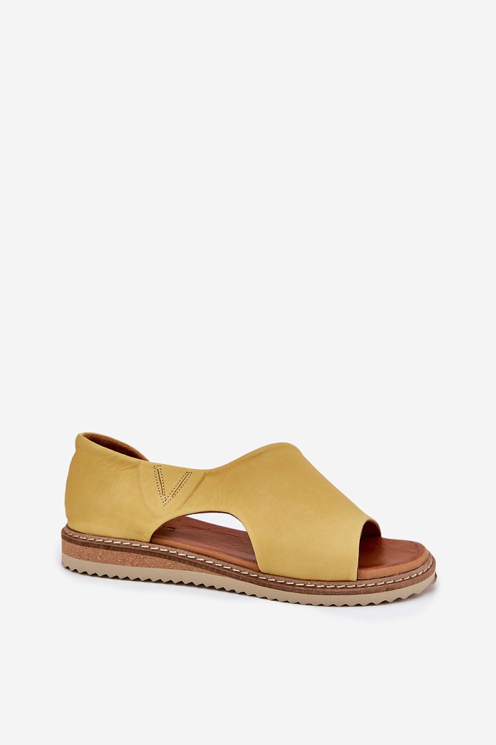 Yellow Open Toe Sandals