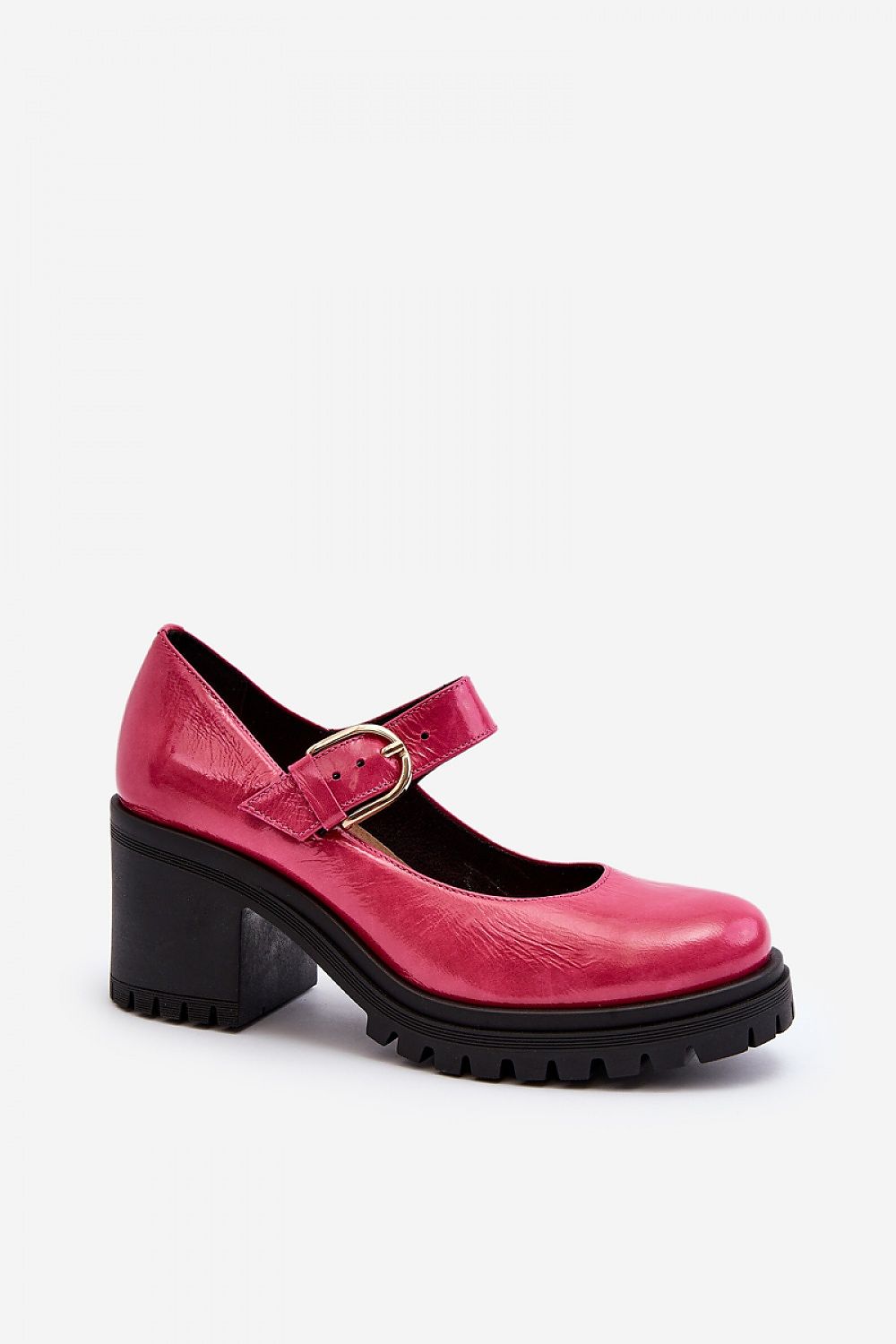 Women's Chunky Heel Mary Jane Shoes