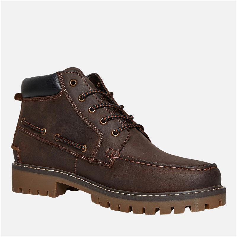 Sperry- Men's Brown Leather Ankle Boot