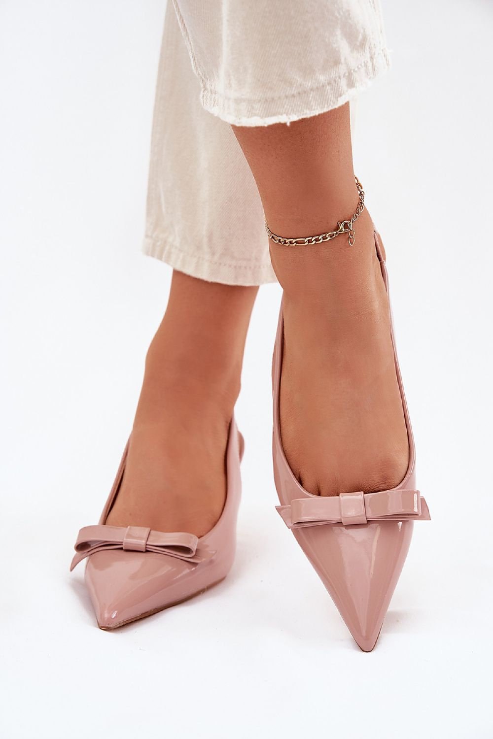 Blush Pink Slingback Heeled Shoes