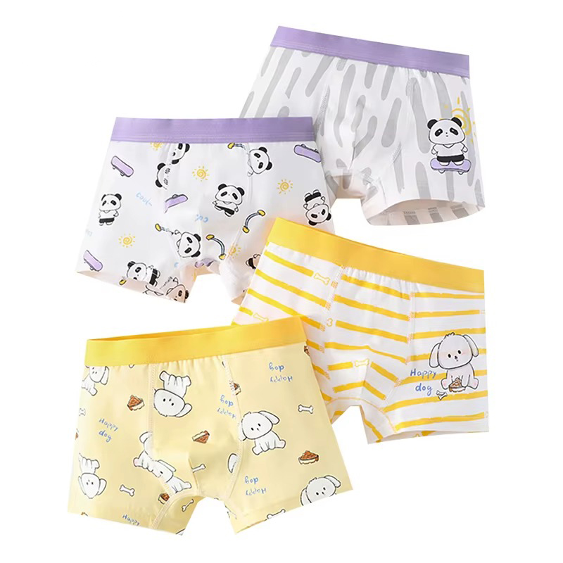 Best Price High Quality Kids Cotton Boxer Briefs Baby Clothing Cute Boys Underwear Boys Cotton Underwear