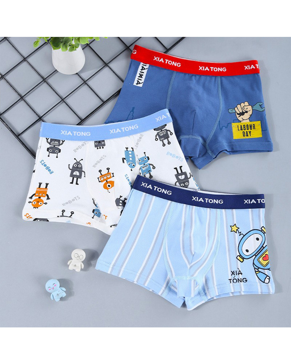 Boys' Cartoon Sports Boxer Briefs