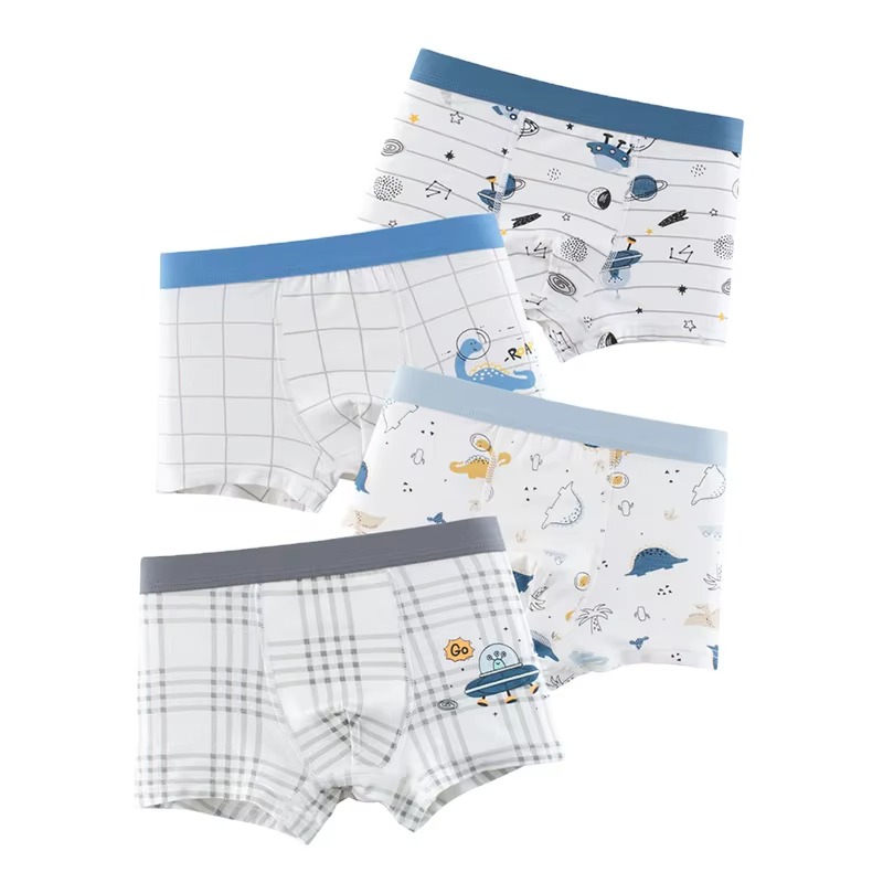 Boys' Cartoon Boxer Shorts - 4 Pack