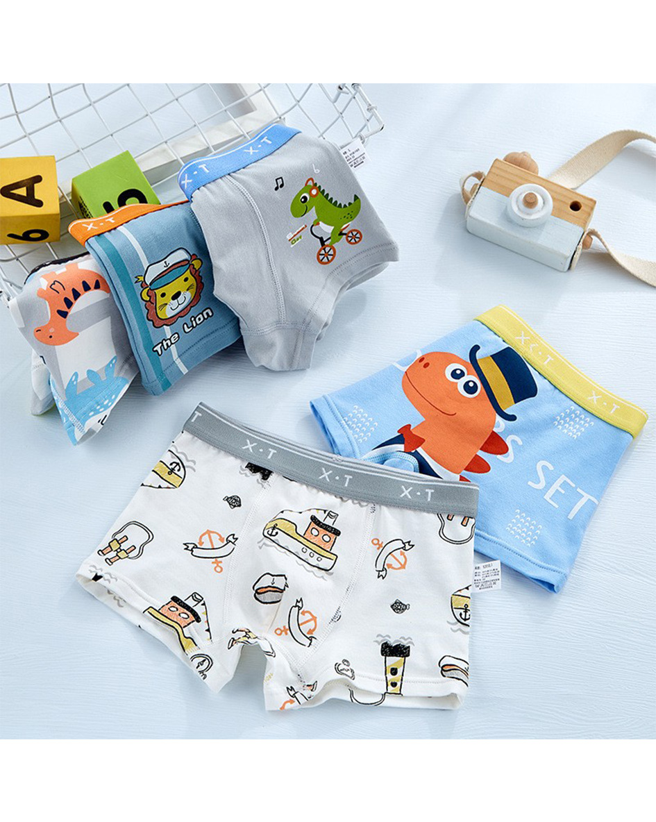 Boys' Cartoon Sports Boxer Briefs