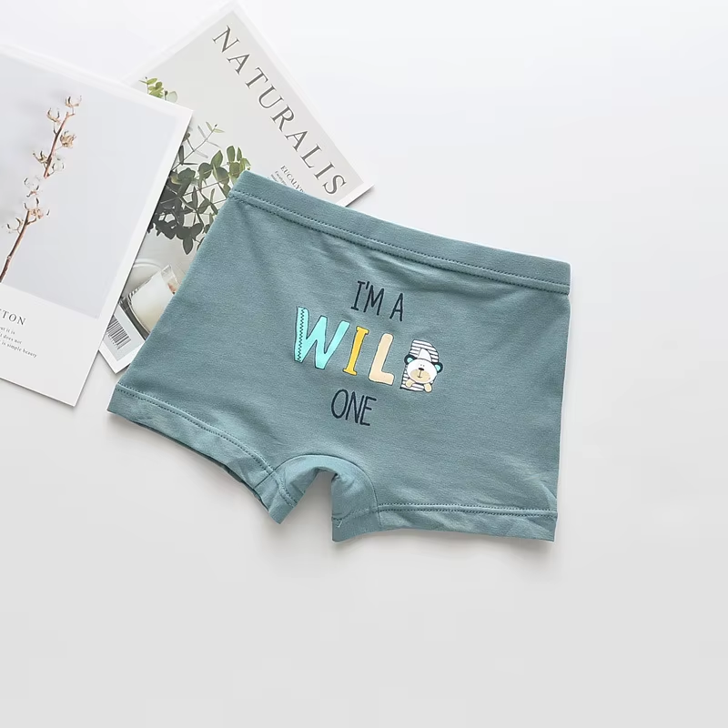 Wholesale Four Seasons Stretch Cotton Comfortable Children's Boy Underwear 2-14 Years Old Kids Boy Underwear
