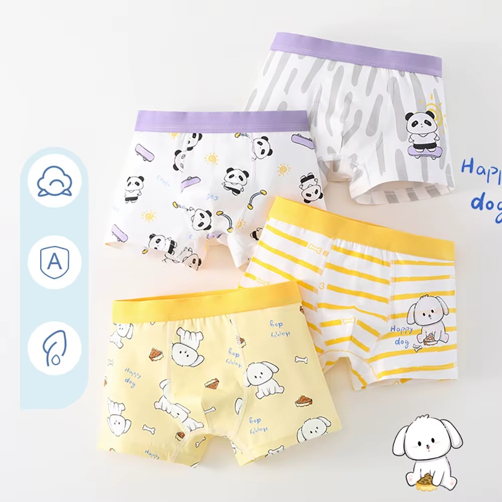 Best Price High Quality Kids Cotton Boxer Briefs Baby Clothing Cute Boys Underwear Boys Cotton Underwear