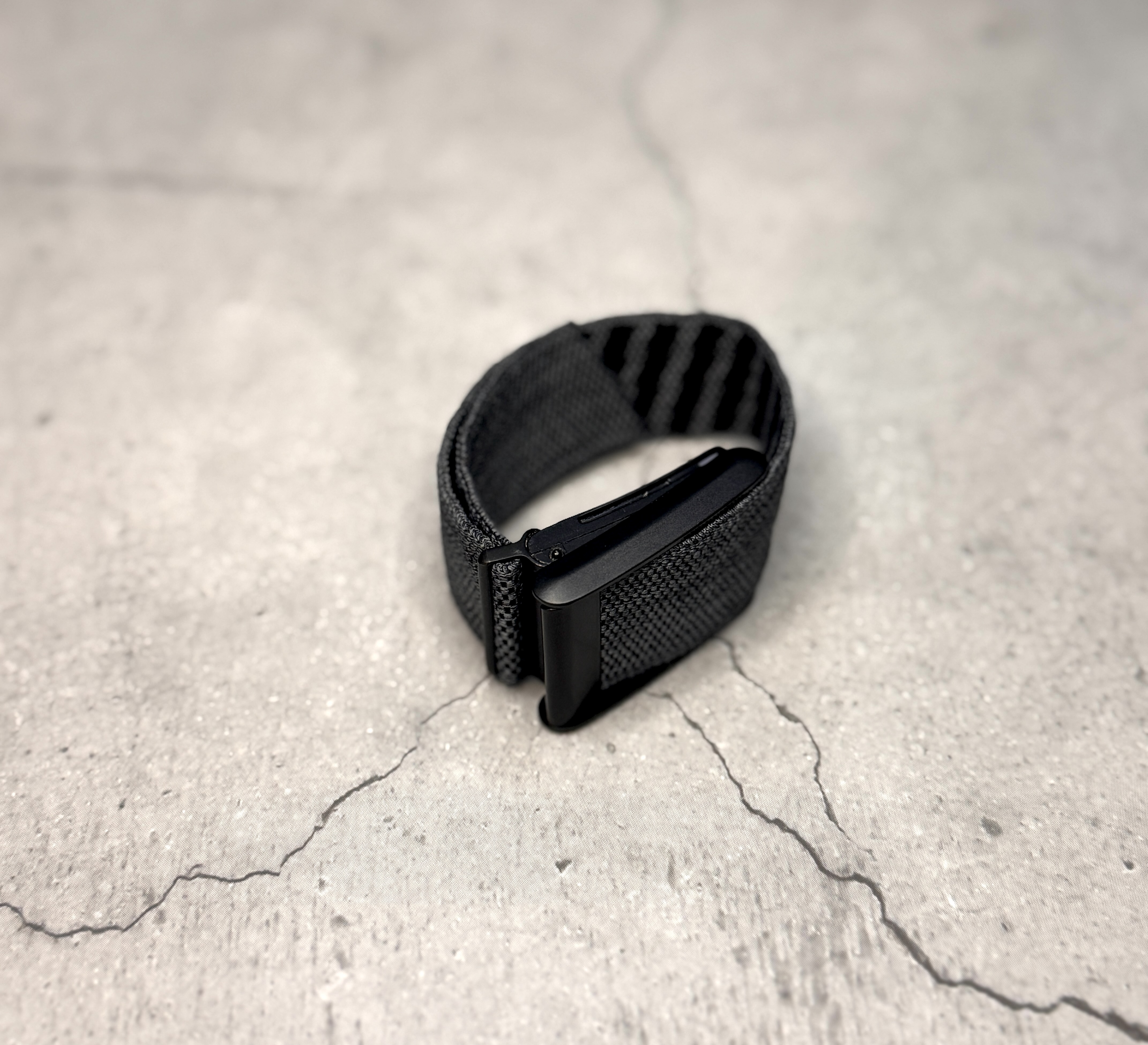 Grayish Black Strap || Metal Buckle