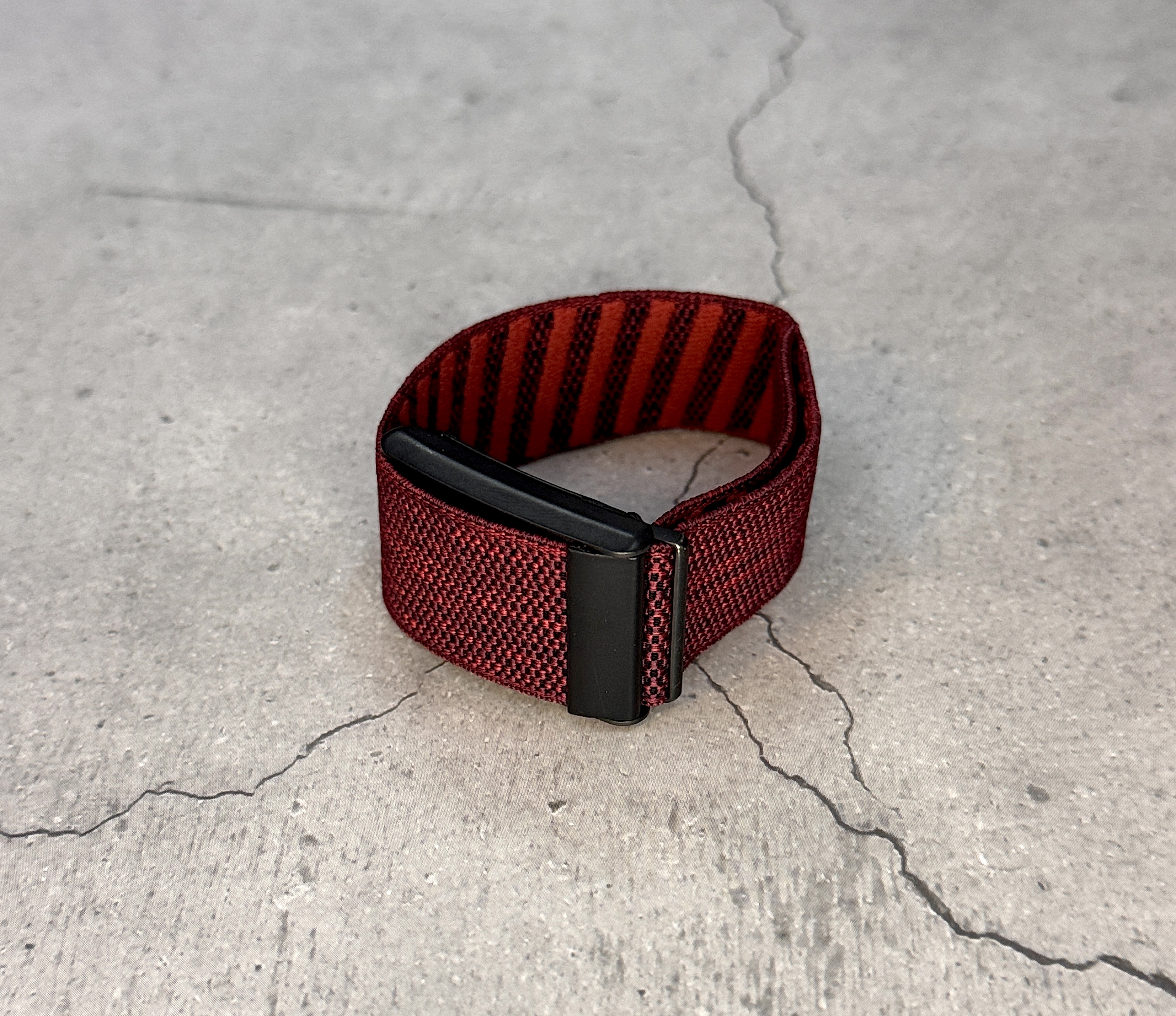 Maroon Strap || Metal Buckle