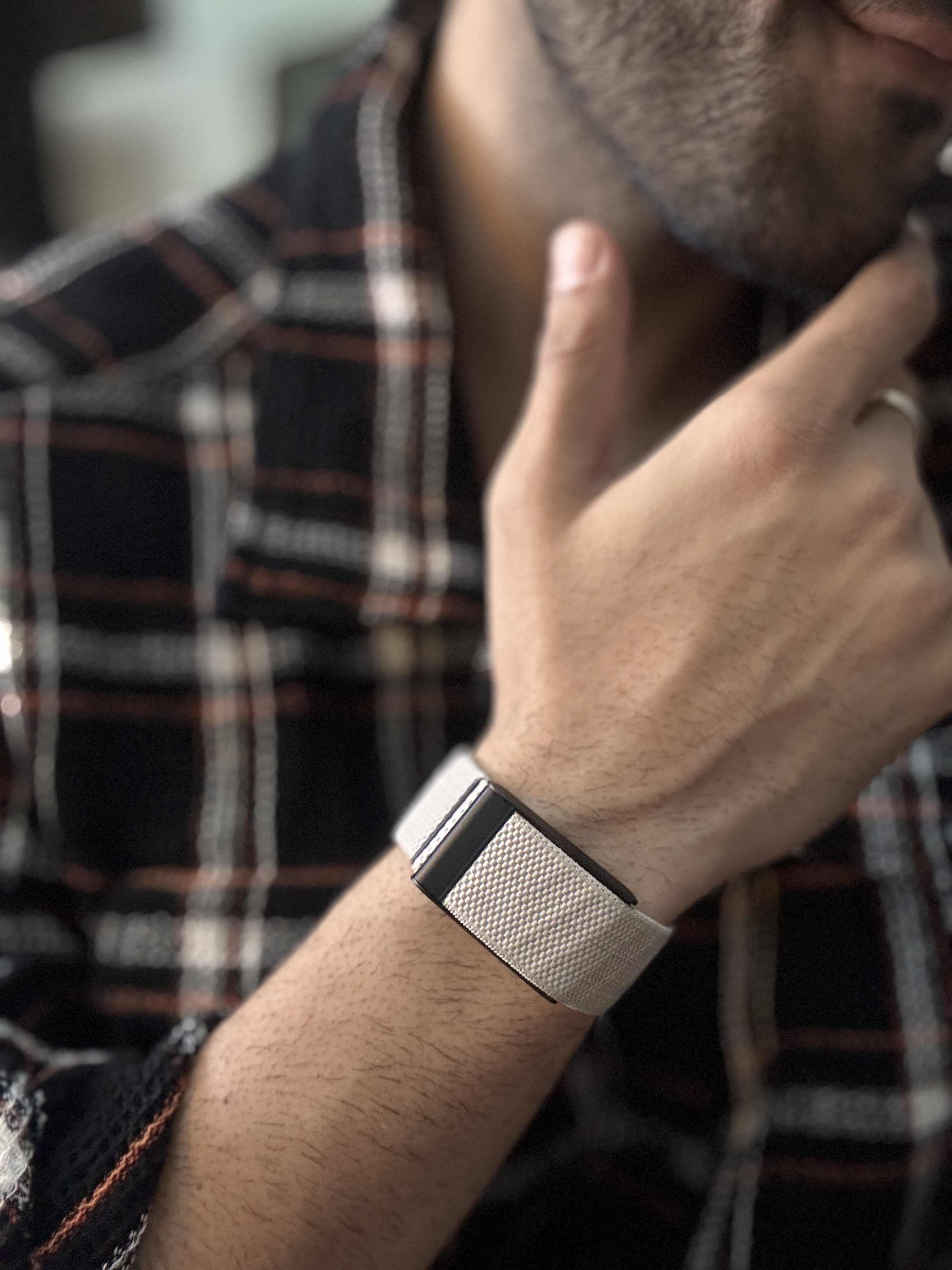 Gray Strap || Metal Buckle