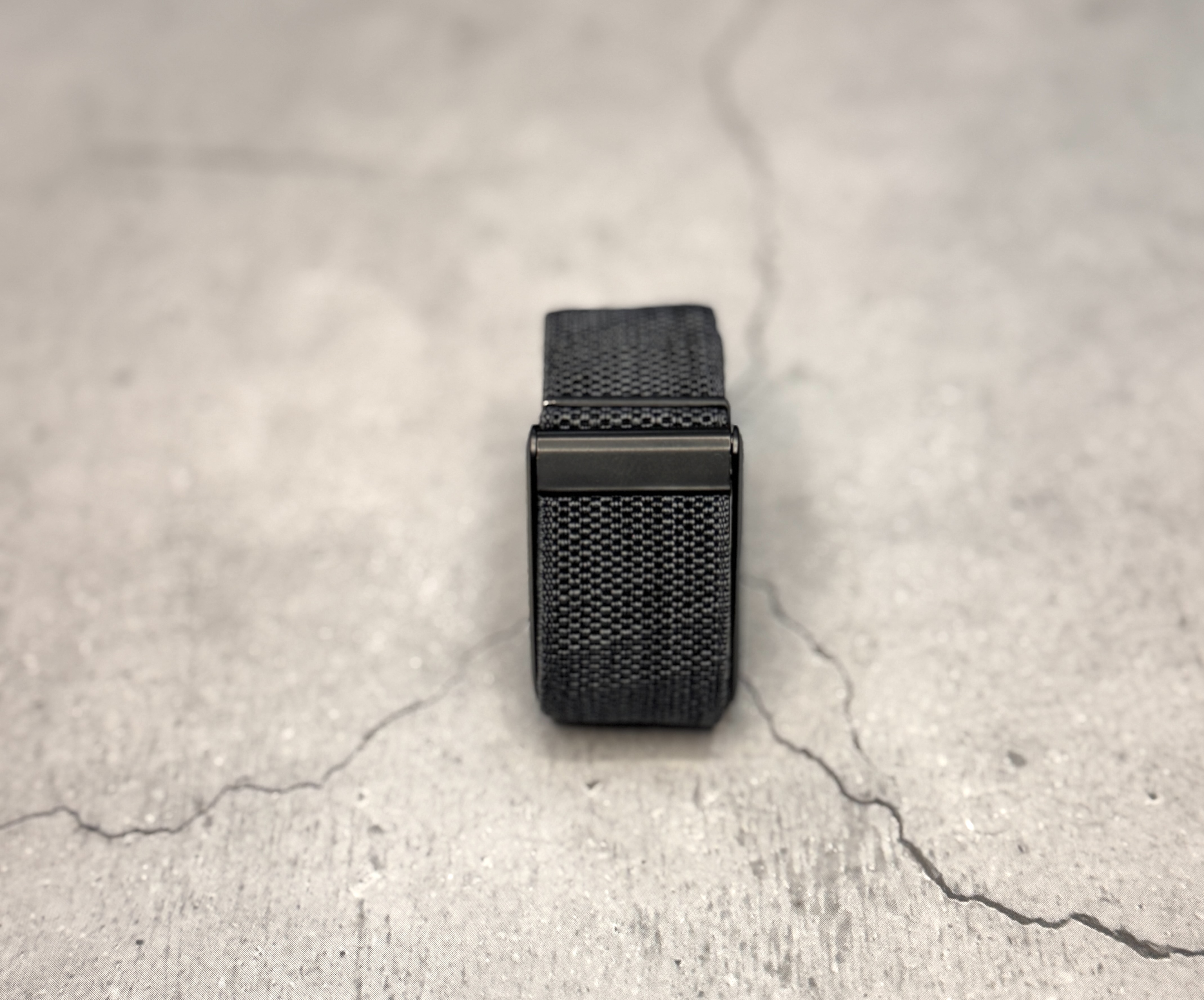 Grayish Black Strap || Metal Buckle