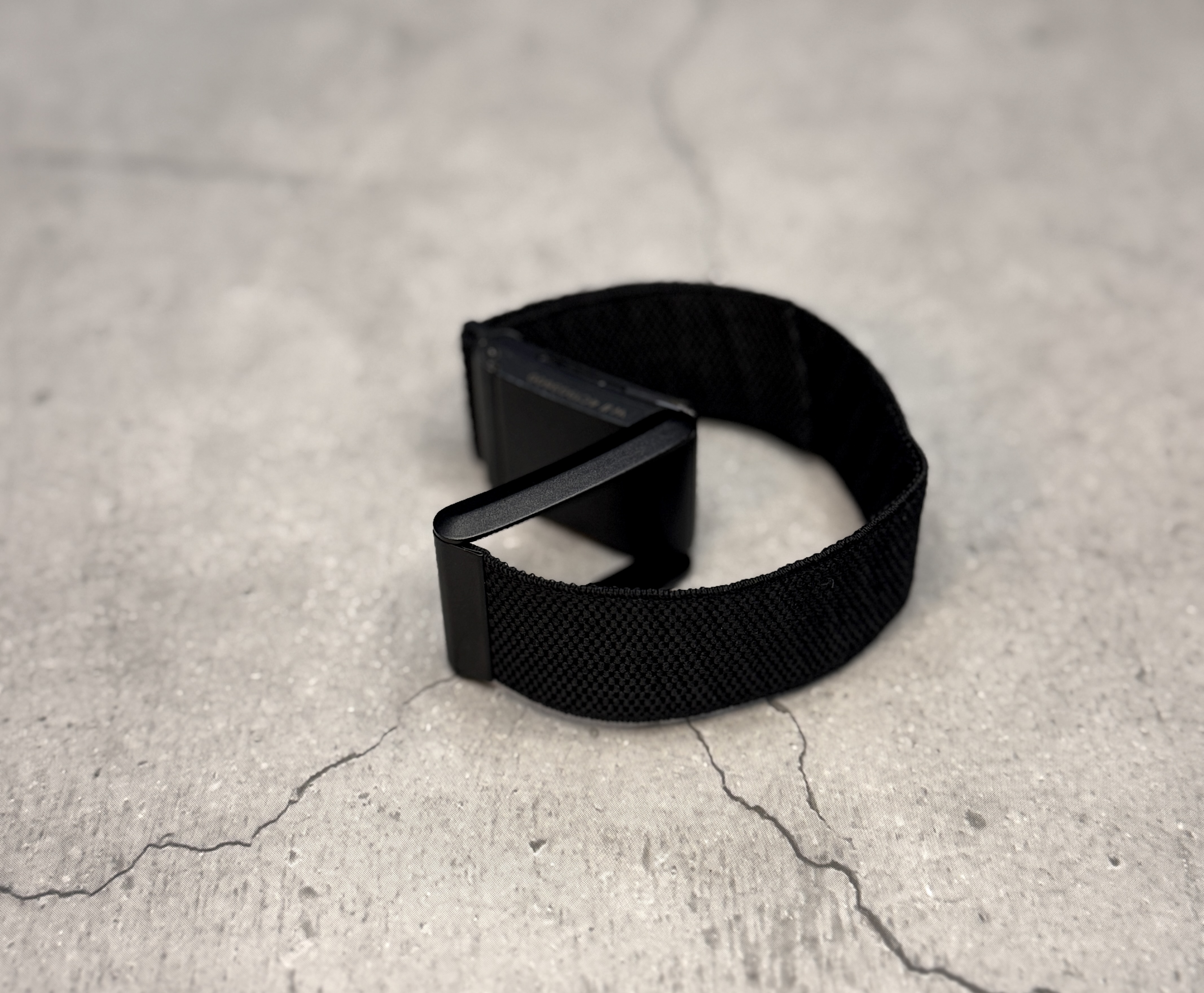 Jet-Black Strap || Metal Buckle