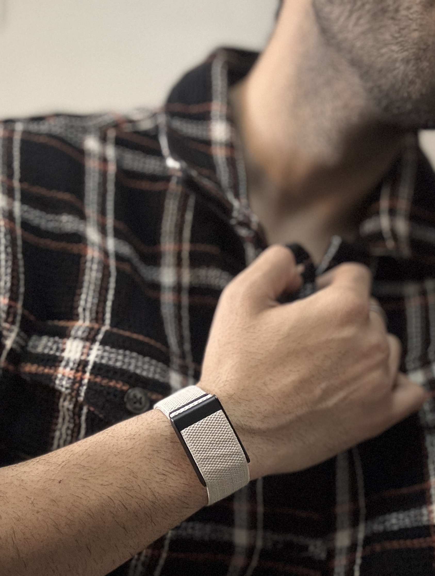 Gray Strap || Metal Buckle