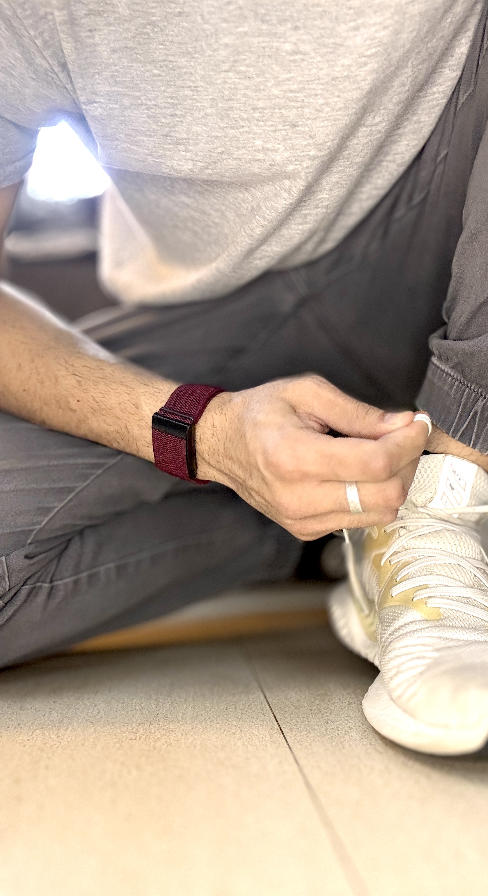 Maroon Strap || Metal Buckle