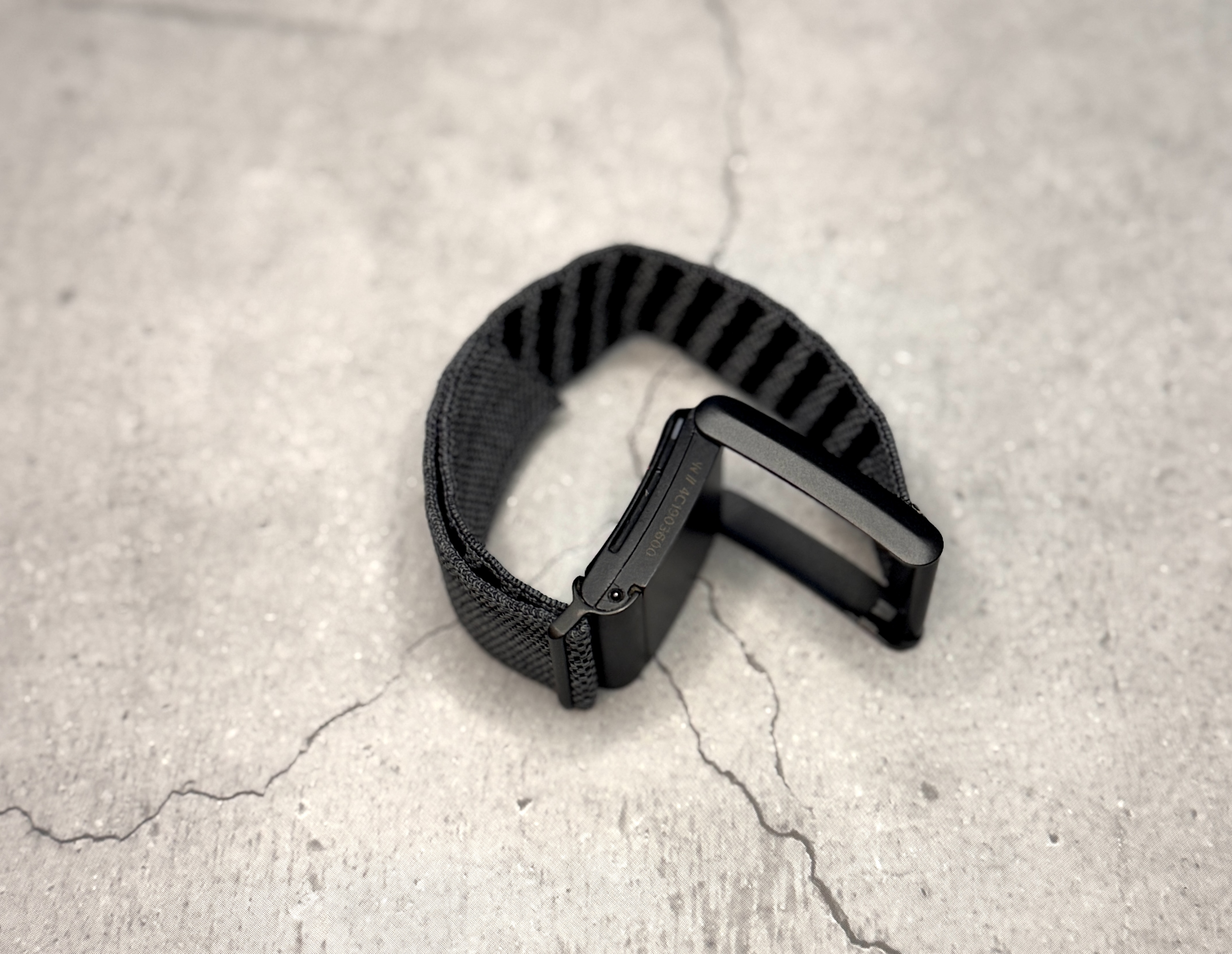 Grayish Black Strap || Metal Buckle