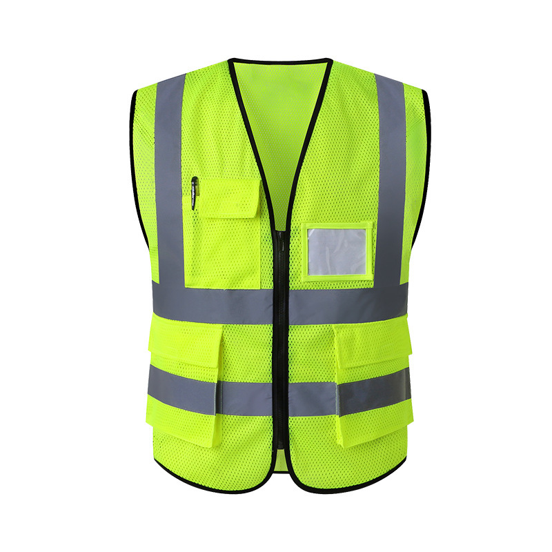 High-Visibility Premium Safety Vest with Pocket (Free Size)