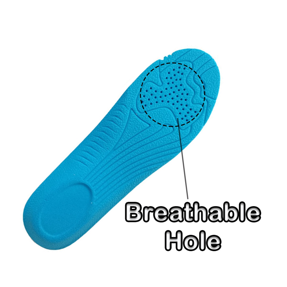 NAK Comfortable Shoe Insoles (1 Pair)