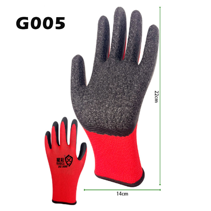 NAK Latex Coated Nylon Cotton Gloves (52g/pair)