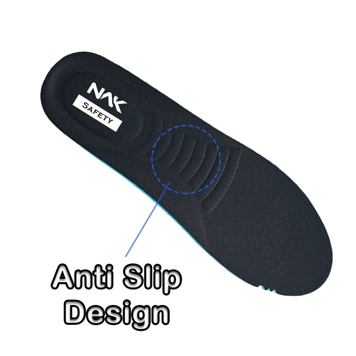 NAK Comfortable Shoe Insoles (1 Pair)