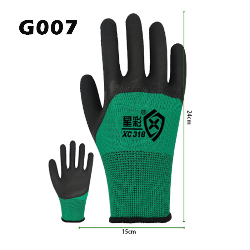 NAK Latex Coated Nylon Cotton Gloves (52g/pair)