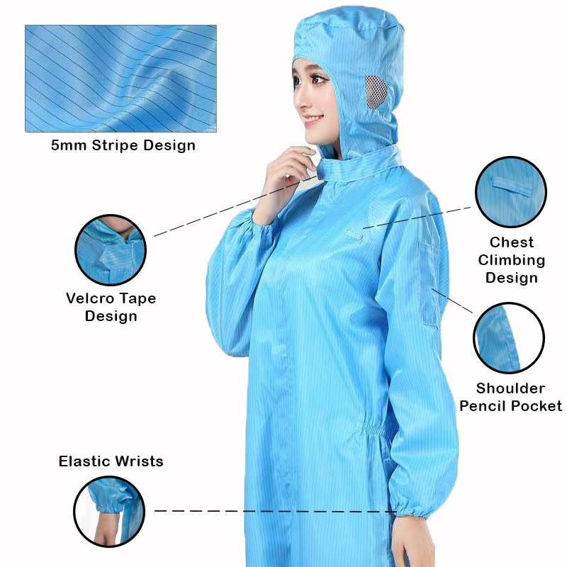 NAK Anti-Static Cleanroom Jumpsuit