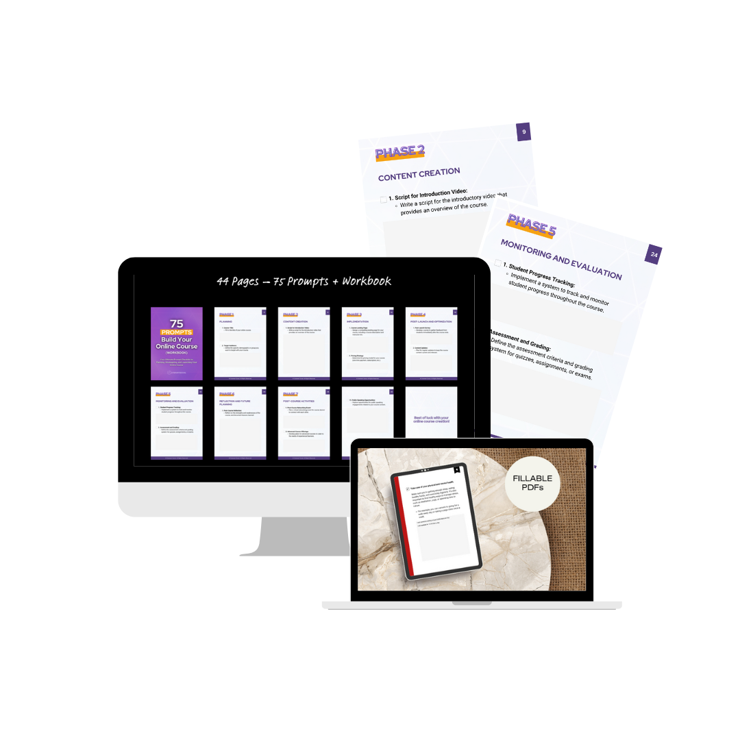 Fillable Digital Workbooks - $20 (10 pages)