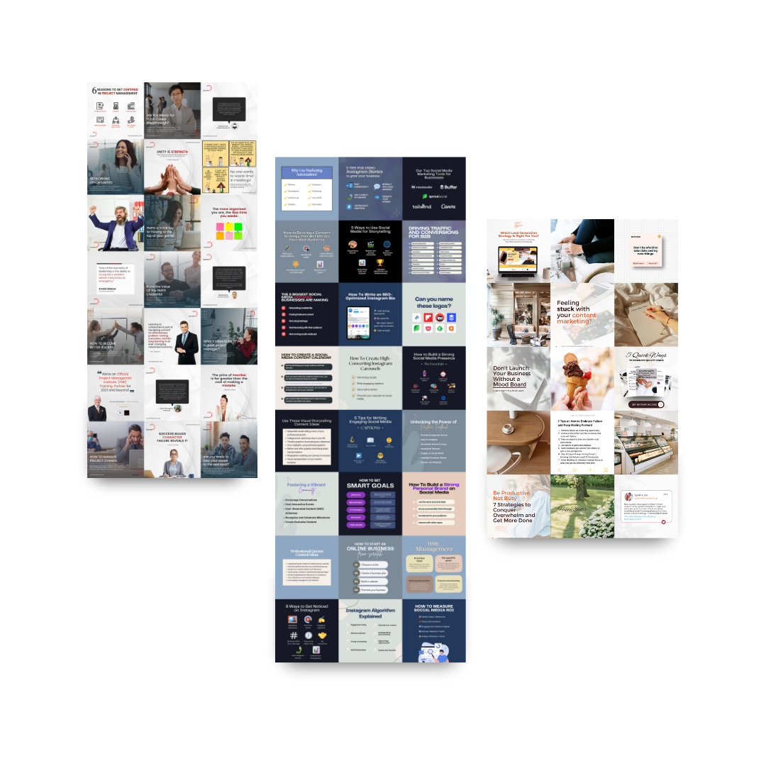 Promotional or Social Media Graphics (10-15 graphics)