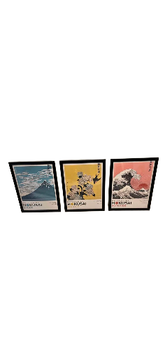 Hokusai Art Print Set