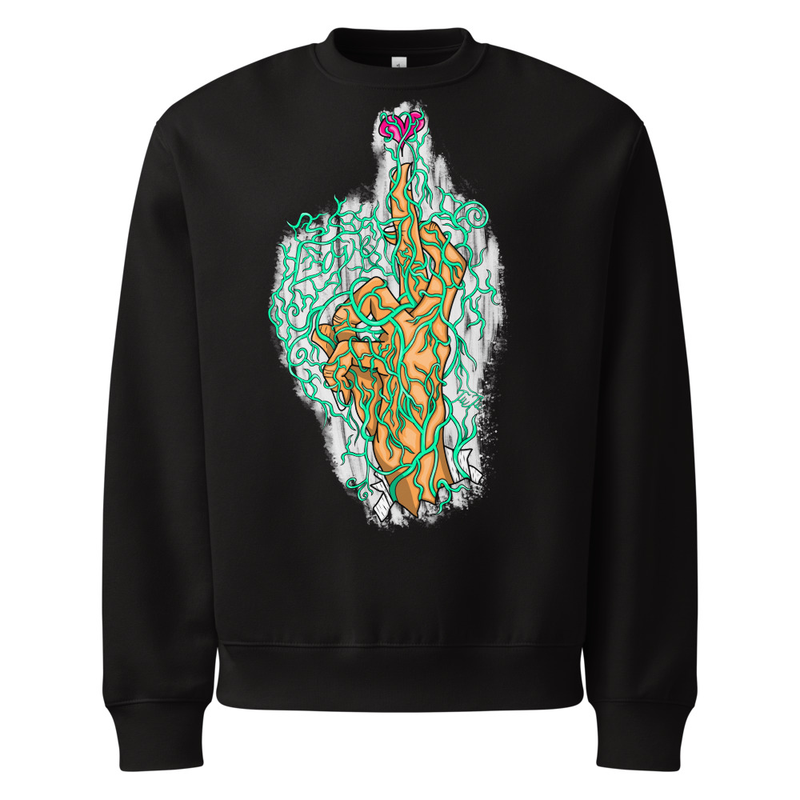 Oversized heavyweight sweatshirt